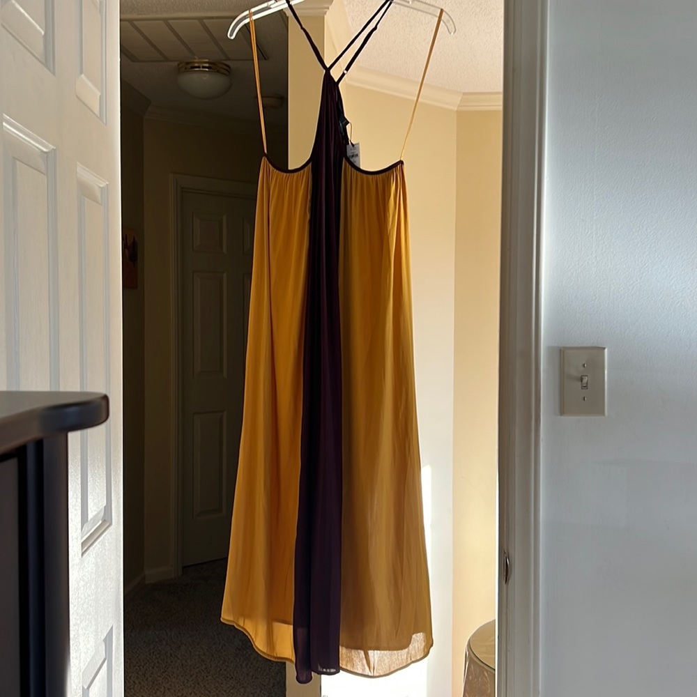 Banana Republic L petite halter dress